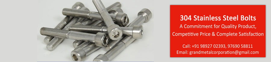 304 Stainless Steel Bolts