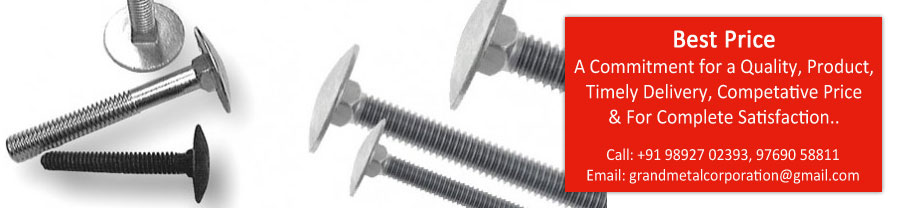DIN 603 Mu - Carriage Bolts With Hexagon Nuts