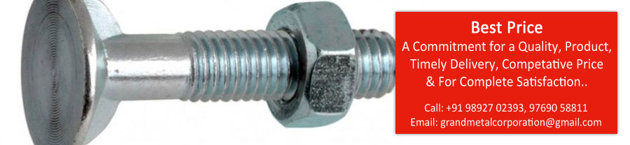 DIN 604 - Flat Countersunk Nip Bolts With Hex Nuts